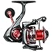Sougayilang Spinning Reels Fishing Reel with 13 +1 Corrosion Resistant Ball Bearings, W-Ship Gearing, Silent Drive, SXS Braking System and Free Spare Graphite Spool for Anglers