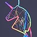 Unicorn Profile Dream Catcher (Rainbow)