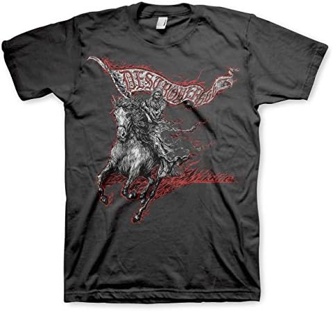 Destroyer 666 - Mens Wildfire T-Shirt, Size: Large, Color: Black