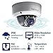 TRENDnet Indoor/Outdoor Dome Style, PoE IP Camera with 3 Megapixel Full 1080p, IP66 Rated Housing, Night Vision up to 82ft., ONVIF, IPv6, TV-IP311PI (Renewed)