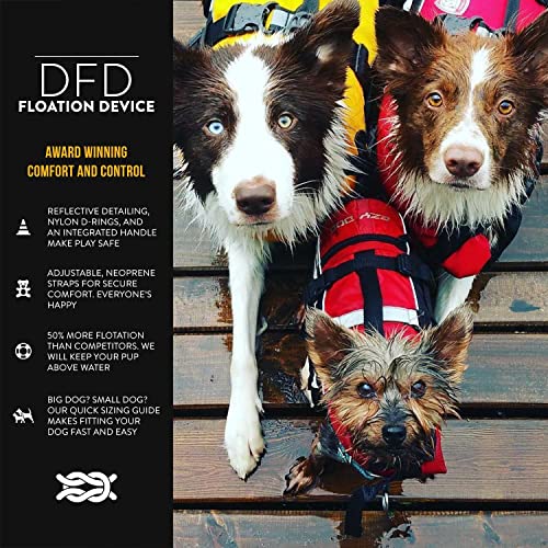 EzyDog Premium Doggy Flotation Device (DFD) Adjustable Dog Life