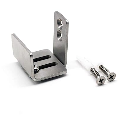 Kirin Stainless Steel Barn Door Bottom Floor Guides Wall Mount Sliding Door Hardware Kit Thickness From 1 3 8 Inch To 2 1 8 Inch Large Size
