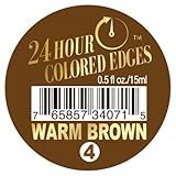Ebin 24 Hour Colored Edges .5 oz Warm Brown