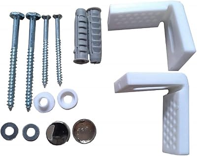 VeeBath Angled Toilet Pan Bidet Fixing Bolts Brackets Screws Bathroom Kit