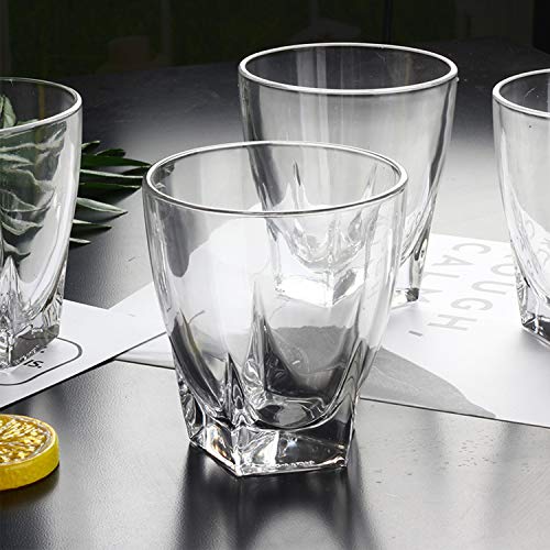 QAPPDA Rocks Cocktailgläser, 313 ml, klares Trinkglas, Whiskygläser, altmodische Gläser, Bourbon-Gläser, Schnapsglas… – Bild 4
