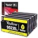 Valuetoner Remanufactured Ink Cartridges Replacement for HP 952 XL 952XL 952 High Yield for OfficeJet Pro 8710 8720 7740 8740 7720 8715 8702 printer (1 Black,1 Cyan,1 Magenta,1 Yellow, 4 Pack)