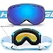 HONGDAK Ski Goggles Snowboard Snowmobile Men Women Anti Fog Polarized OTG Over Glasses Snow Sports Sunglass Snowboarding Jet Skiing Youth Kids