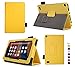 Case for Kindle Fire 7 Inch Tablet - Folio Case with Stand for Kindle Fire 7 Inch Tablet (5th and 7th Generation) - (Yellow)