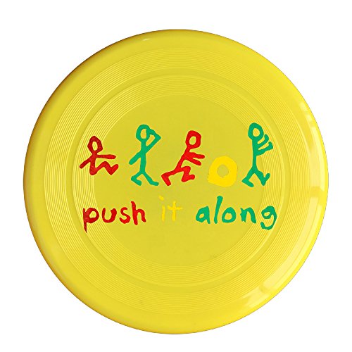 RCINC Push It Along Logo Outdoor Game Frisbee Sport Disc Yellow