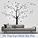 Dearm-home® 6'(h) X 9'(w) Huge Size Family Photo Frame Tree Quote Picture Removable Wall Decor Art Stickers Vinyl Decals Home Decor Include 11birds for Living Room&bedroom