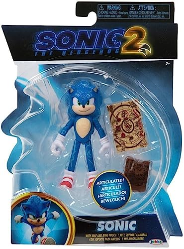 Sonic The Hedgehog 2 The Movie 4'' Articulated Action Figure Collection (Sonic - Series 2)
