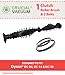 Think Crucial Replacement for Dyson DC04 DC07 DC14 & DC33 Roller Brush & Drive Belt Kit, Compatible With Part # DYR-1000, 05361-01-02 & 02514-01-01