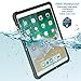 iPad Pro 10.5 Waterproof Case. Lanwow Exclusive Rugged Design Full Body Protect Shockproof Transparent Cover with Lanyard Strap Built in Screen Protector Waterproof Case for iPad 10.5 inch