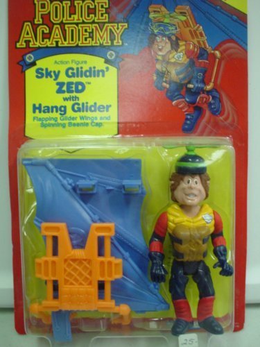 Police Academy Sky Glidin' Zed /w Hang Glider by Kenner
