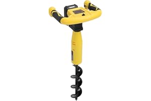 Electric Post Hole Digger, Rechargeable 320RPM High Efficiency Electric Earth Auger Post Hole Digger Heavy Duty Cordless Elec