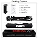 SAMTIAN Camera Tripod 58 Inches 147CM Lightweight Aluminum Travel Camera Tripod with 3-Way Swivel Head Phone Clip Carry Bag-11Lbs(5KG) Load for Canon Nikon Sony Olympus Photography Video Shooting