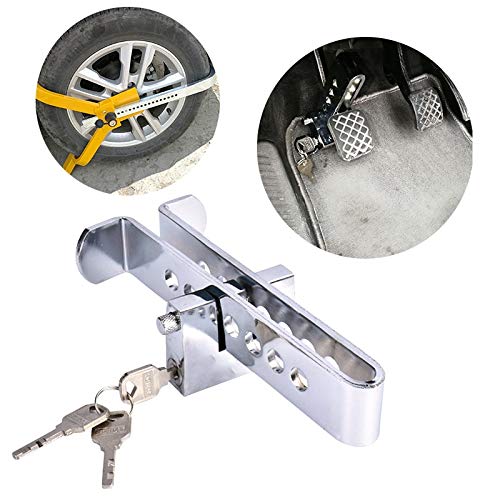 Generic Universal Auto Car Brake Clutch Pedal Lock Strong Security for Cars Truck Throttle