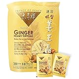 Prince of Peace Instant Ginger Honey Crystals, 30 ct Bags - 18 g Sachets, (Pack of 2)