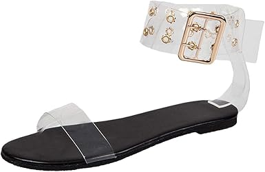 jelly ankle strap sandals