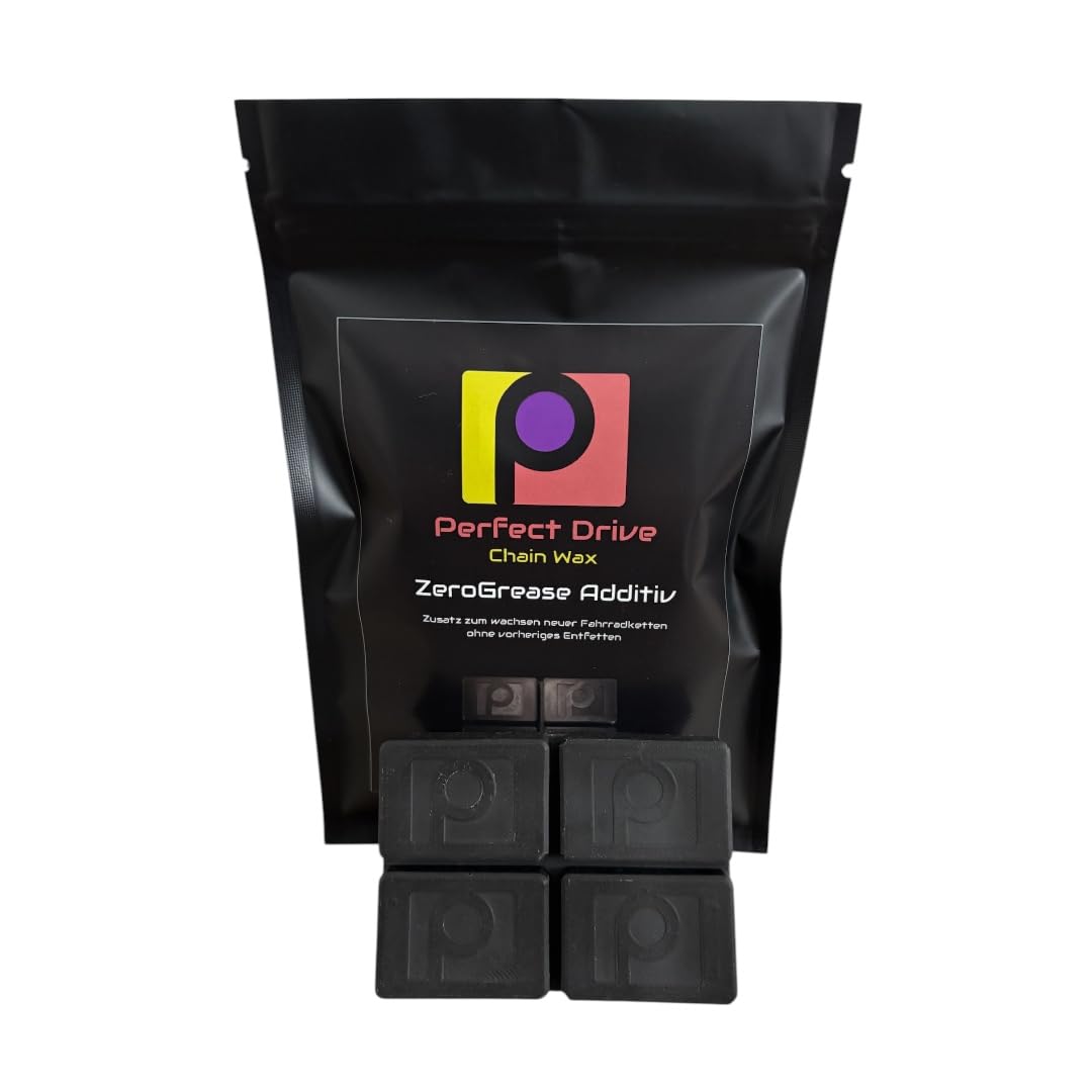 Perfect Drive Chain Wax - ZeroGrase Additiv - Fahrrad Kettenwachs Heißwachs Additiv - Entfettung - Degeasing - Entfettet neue Ketten im Wachsbad - Entfettungs Zusatz Heißwachs
