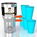 30 oz Double Wall Vacuum Insulated Tumbler with 2 Splash Proof Lids - Stainless Steel