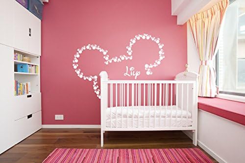CreativeWallDecals Wall Decal Vinyl Sticker Decals Art Decor Design Mickey Mouse Heads Bow Bedroom Nursery Kids Children (r1380)