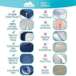 DREAMCARE Full Size Sheets - Cooling Bed Sheets