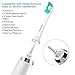 Replacement Brush Heads for Philips Sonicare Rechargeable Electric Toothbrush, 8 Pack, Fits Plaque Control, Gum Health, DiamondClean, FlexCare, HealthyWhite and Sonic Snap-On Brush Handles by Bestrice
