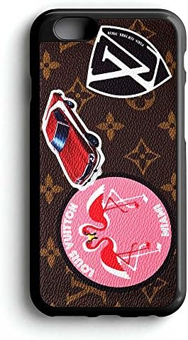 Gebleg-the best logo car and flaminggo ogo for iPhone 6 case Black Hard Plastic Case