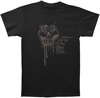 Amazon Com Korn Men S Dripping Skull T Shirt X Large Black Clothing
