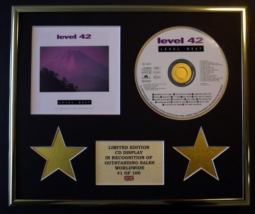 LEVEL 42/CD DISPLAY/LIMITED EDITION/COA/LEVEL BEST
