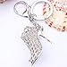 Jzcky Shzrp Fashion Lady's High Heels Keychain, Creative Refinement Hollow Shoes Lady Gift (Silver)