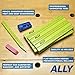 ALLY Tools 24 PC Neon Green Carpenter Pencil Kit with Printed Metric/Inch Ruler INCLUDES Sharpener and Pink Eraser Ideal For Precision Marking on Wood, Stone, and Concrete
