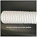NORTHERN BROTHERS Air Exhaust Hose for Portable air Conditioner-ac Exhaust Hose,Counterclockwise,Compatibility,5 inch Diameter Universal (59 inch Length)