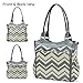 SoHo Louvre Diaper Bag Large (9 Piece, Chevron)