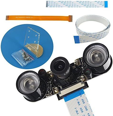 Haiworld Raspberry Pi Night Vision Camera Complete Sets For RPi 3 / 2 and Zero / Zero W