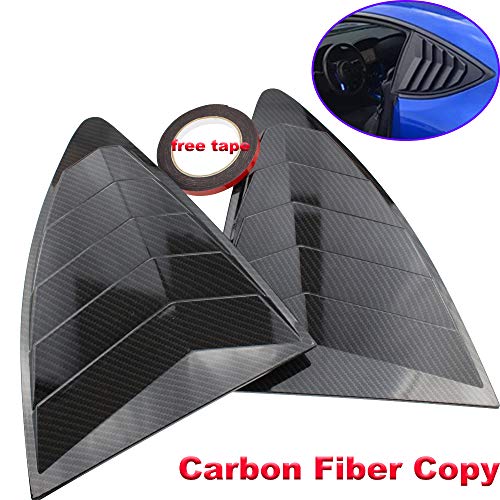 1 Quarter+Louvers+Spoiler+2013+2018+Stickers