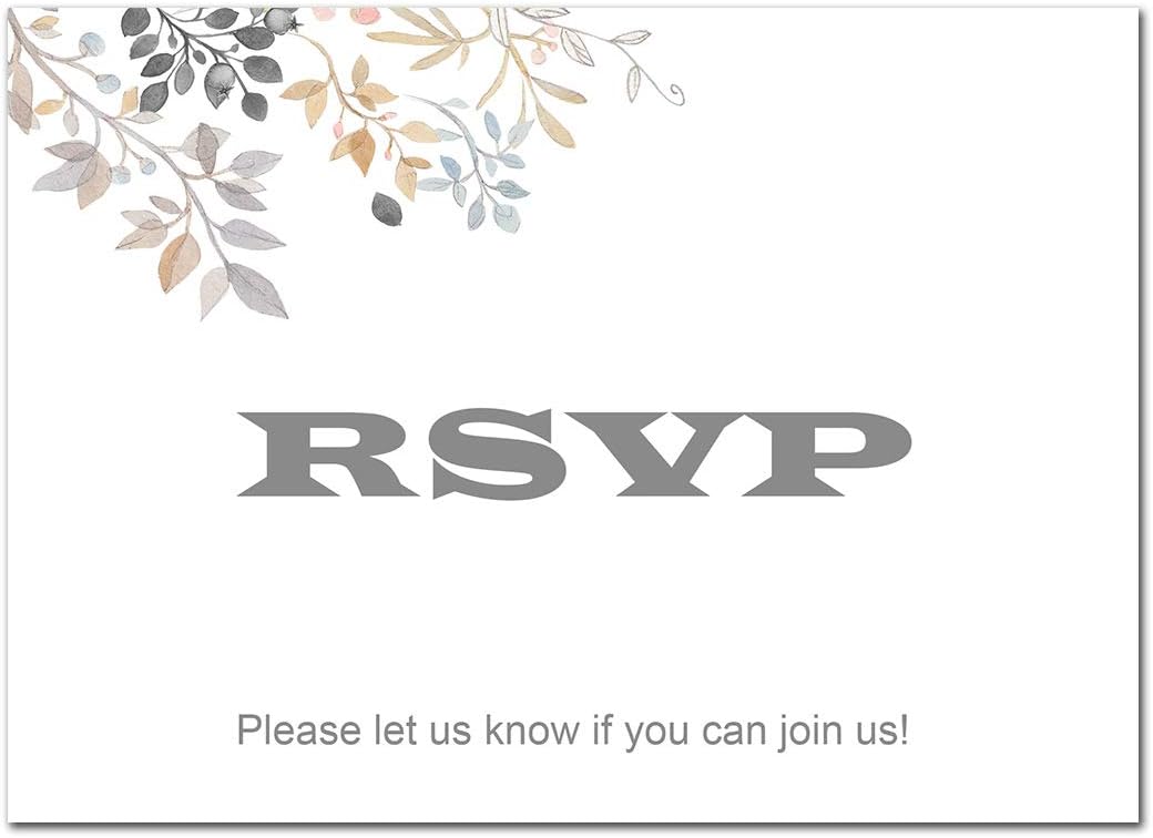 RSVP Cards + Self-Seal Envs - Pack 20 Postcards - Wedding Reception Birthday Party Hen Bridal Baby Shower Dinner Christmas - Fill in Blank Reply - Multiple Events Corporate Functions UK Eco-Friendly - Image 3