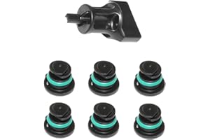 Oil Drain Plug No Leak 06L103801 6 Pack with Oil Drain Plug Removal Tool Compatible with Volkswagen 1.8L 2.0L Petrol Replacem