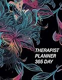 Therapist Planner 365 day: 52 Week Monday To Sunday 8AM To 9PM Hourly Appointment Book contact names by