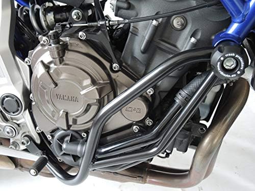 RDmoto Crash frames Yamaha MT-07 2014- / XSR 700 2016-2018 (Black Mat)