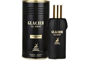 Maison Alhambra Glacier Le Noir Eau de Parfum Spray for Men, 3.4 Ounce