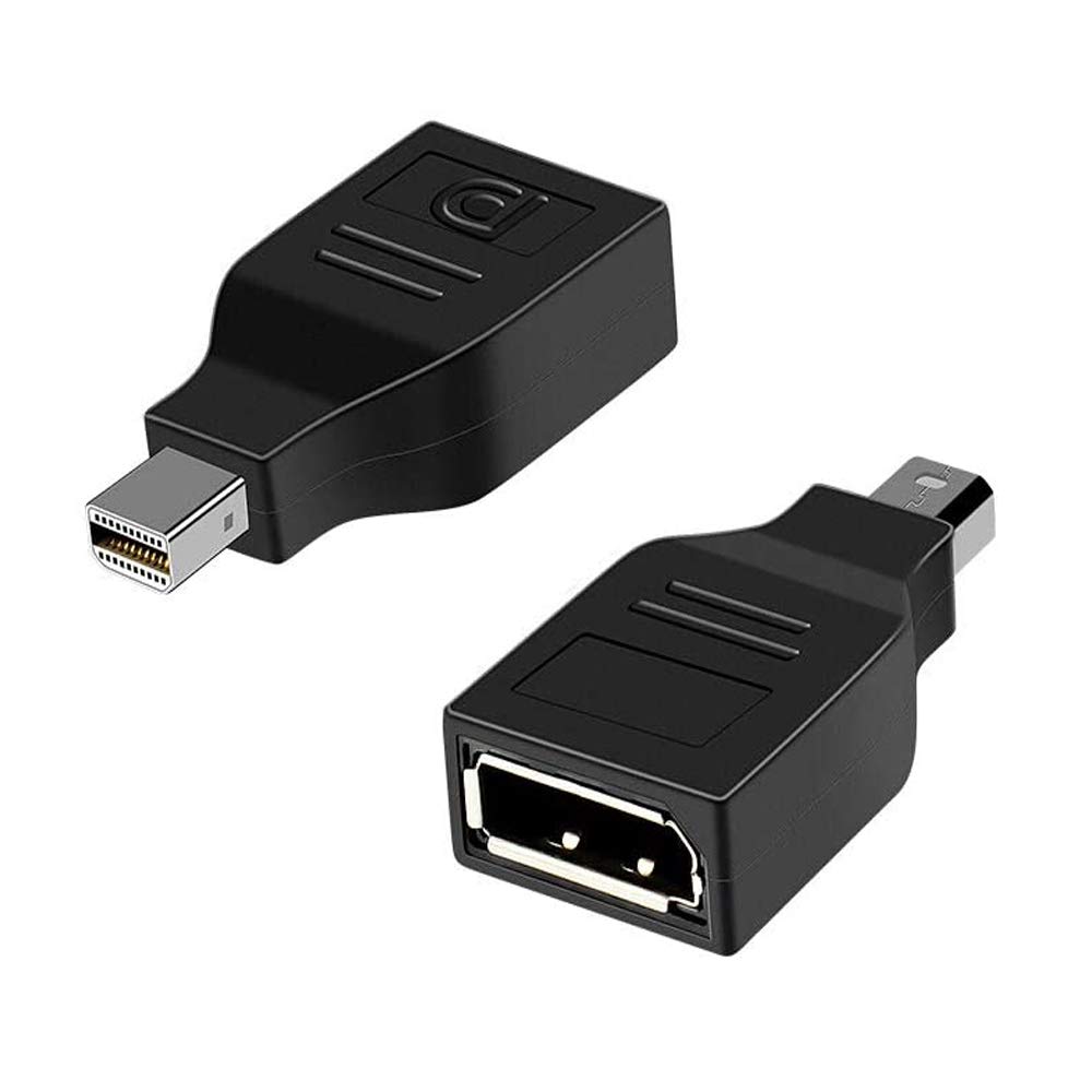 VMOJO Mini DisplayPort Male to DisplayPort Female Adapter,Thunderbolt to DisplayPort Converter - 4K Resolution Ready