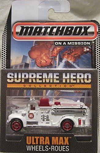 Matchbox Supreme Hero Fire Engine White