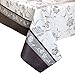 LEEVAN Heavy Weight Vinyl Rectangle Table Cover Wipe Clean PVC Tablecloth Oil-Proof/Waterproof Stain-Resistant-54 x 54 (Vintage Floral)