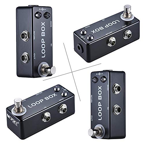 Mosky Mini Loop Box Guitar Effect Pedal with Channel Selection True Bypass - Thumbnail 5