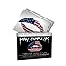 Violent Lips - The American Flag Glitteratti Pro - Set of 3 Temporary Lip Tattoos