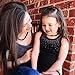 Beautiful Baby Baltic Amber Teething Necklace - Drooling & Teething Pain Relief for Baby - Certified Genuine Baltic Amber Chip Bead - Dark Cherry (13 inches)