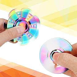 7 Pack Rainbow Fidget Spinners Pack Stress Relief
