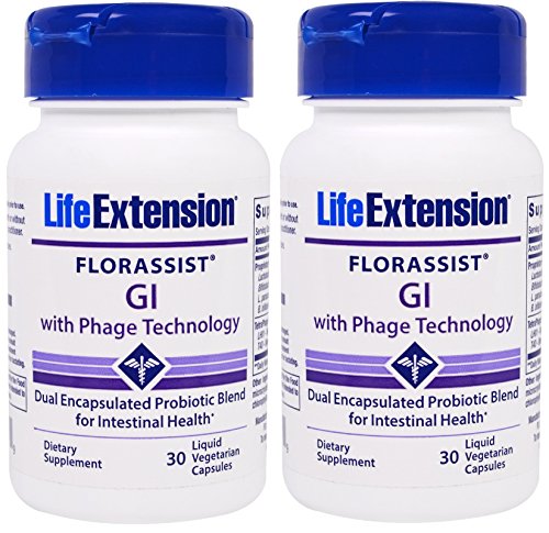 Life Extension FLORASSIST® GI with Phage Technology 30 capsules 2 Bottles